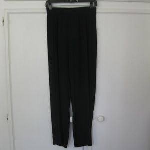 Vintage ilyza acetate/rayon pants, black, Sz S